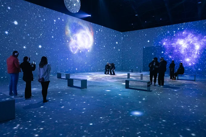 Visualfarm Gymnasium — projeção espacial